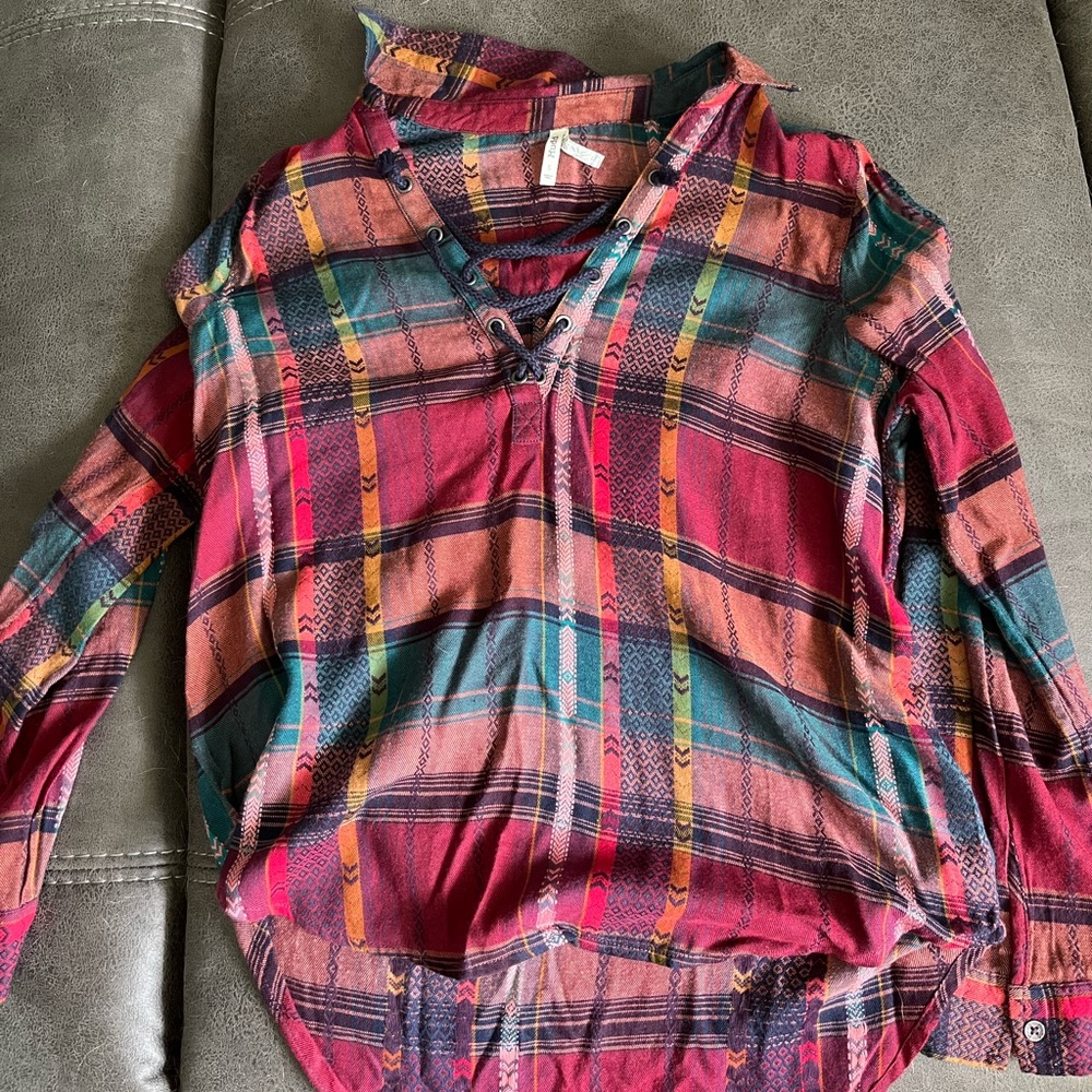 Plaid long sleeve